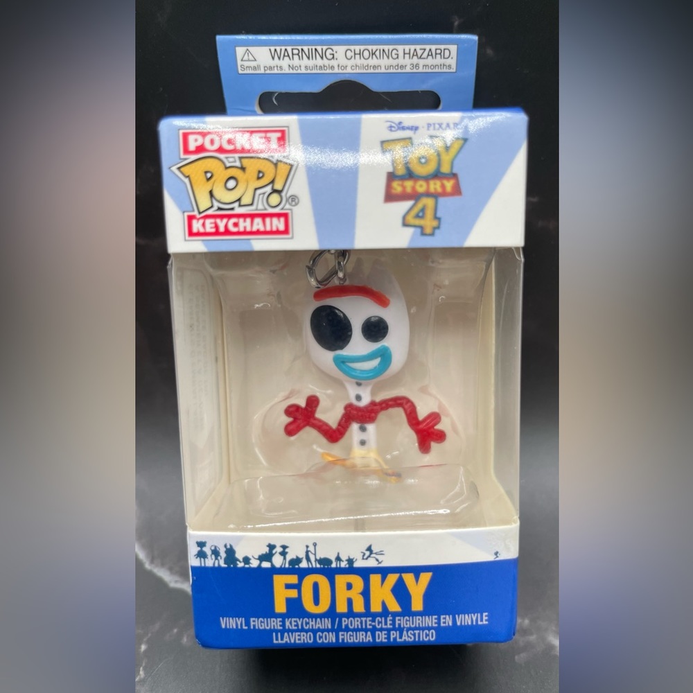 Funko Pop! Forky Pocket Keychain Disney Toy Story 4 Vinyl Figure Bag Charm